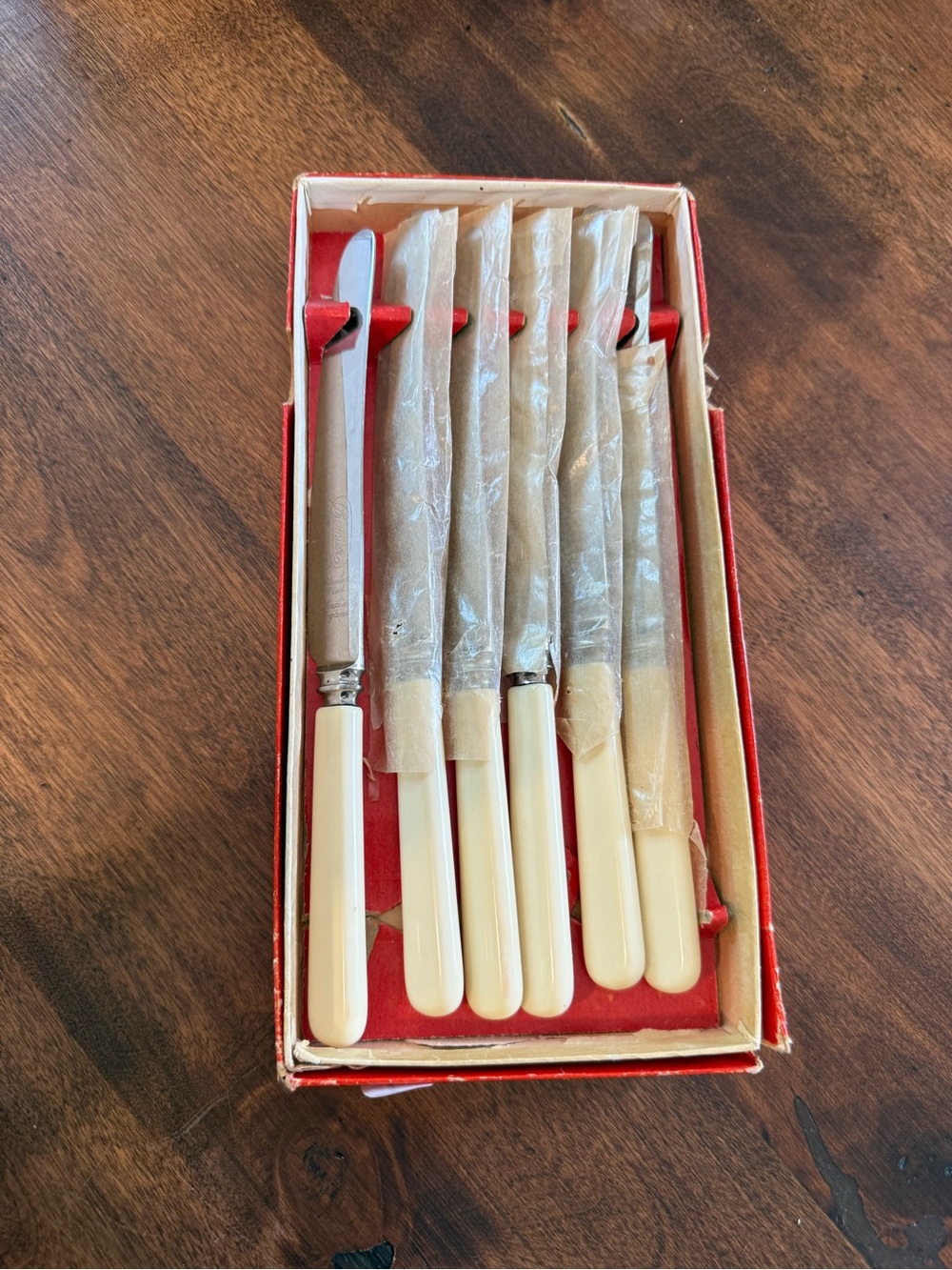 Premier Ivory-Handle Steak Knife Set with Cream Handles